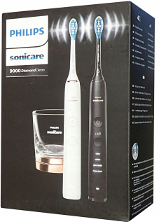 Sonické elektrické zubné kefky Philips Diamondclean Series 9000, 2 kusy